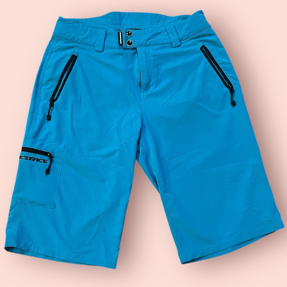 Race Face Trigger Mens MTB Mountain Bike Cycling Shorts (Blue / Black)